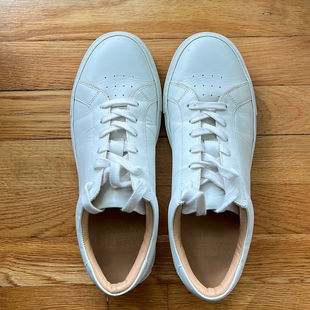 Greats sneakers white leather - The Royale size 7 unisex/size 9 for women